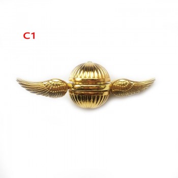 Fidget Spinner Harry Potter Golden Snitch Hand Spinners Rainbow Metal Copper Cupid Angel Wing Decompression Toy finger Gyro