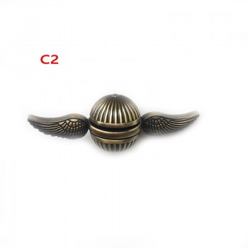 Fidget Spinner Harry Potter Golden Snitch Hand Spinners Rainbow Metal Copper Cupid Angel Wing Decompression Toy finger Gyro