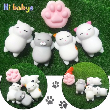 Mini Animal Group Squishy Cat Squishies Toys Antistress Squishes Squeeze Toys Smooshy Mushy Mochi Rising Stress Reliever Gift