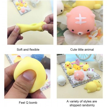 Mini Animal Group Squishy Cat Squishies Toys Antistress Squishes Squeeze Toys Smooshy Mushy Mochi Rising Stress Reliever Gift