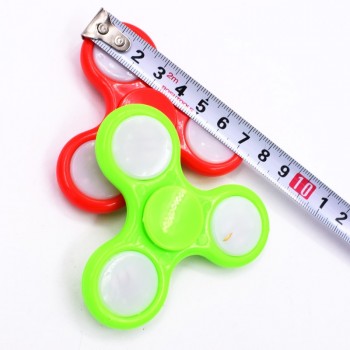 TOYS Light Fidget Spinner Led Stress Hand Spinners Glow In The Dark Figet Spiner Cube EDC Anti-stress Finger Spinner Drop ship