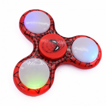 TOYS Light Fidget Spinner Led Stress Hand Spinners Glow In The Dark Figet Spiner Cube EDC Anti-stress Finger Spinner Drop ship