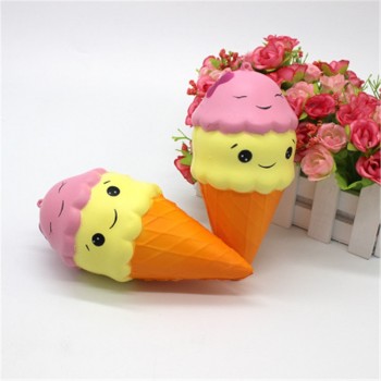 Smooshy mushy rebound double-headed ice cream slow rebound double-headed ice cream squishy smiley ice cream slow rebound bow