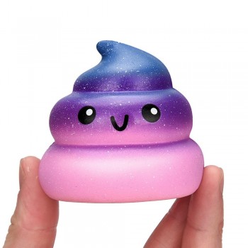 Cute Exquisite Fun Starry poop Scented Squishy toys Charm Slow Rising Stress Reliever Toy squishi Smooshy Mushy toy