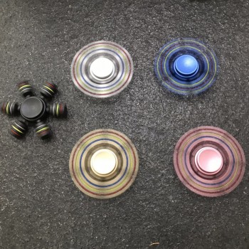 Rainbow Fidget Spinner Finger Spinner Hand Spinner ABS Spiner Comes Anti Relieve Stress Toys
