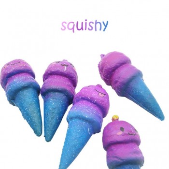 Squishy Galaxy Ice Cream Slow Rising Cartoon Cream Scented Stress Relief Toy Phone Charm Kawaii kids Adult Toy Stress Reliever