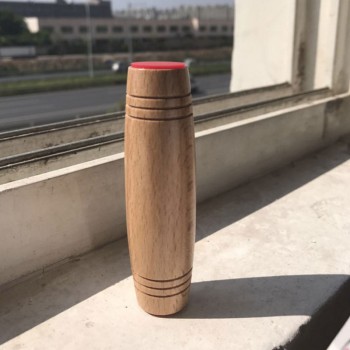 Japanese desktop flip toys Mokuru Rollver decompression rod beech tumbler Desktop Fidget Stick Relieve Stress Focus Antistress