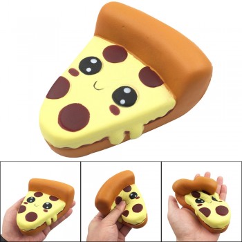 Childreds Developmental Silly Squishy Funny Cartoon Pizza Charm Slow Rising Squeeze Stress Reliever Toys and Hobbies