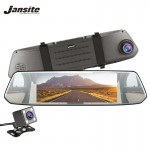 Jansite 7 Car DVR Dash Cam Touch Screen Camera Car Video Recordern + Rear view camera Backup Dashcam Mirror support night visio