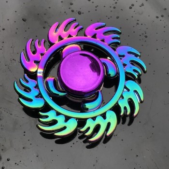 Metal Rainbow Spiner Colorful EDC Hand Spinner Anti-Anxiety Toy for Spinners Focus Relieves Stress ADHD Finger Spinner