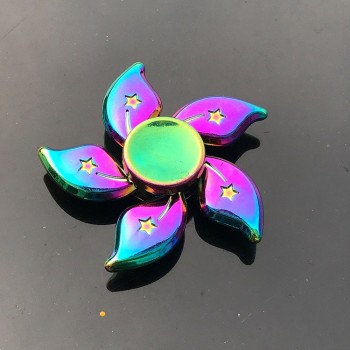 Metal Rainbow Spiner Colorful EDC Hand Spinner Anti-Anxiety Toy for Spinners Focus Relieves Stress ADHD Finger Spinner