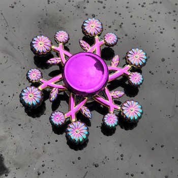 Metal Rainbow Spiner Colorful EDC Hand Spinner Anti-Anxiety Toy for Spinners Focus Relieves Stress ADHD Finger Spinner