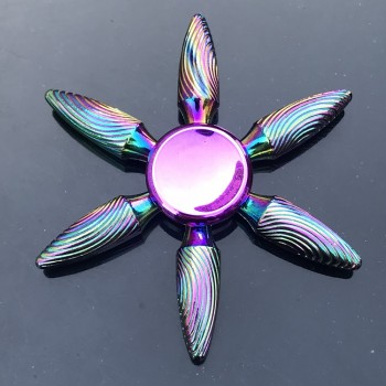 Metal Rainbow Spiner Colorful EDC Hand Spinner Anti-Anxiety Toy for Spinners Focus Relieves Stress ADHD Finger Spinner