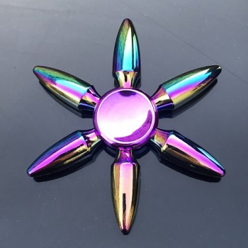 Metal Rainbow Spiner Colorful EDC Hand Spinner Anti-Anxiety Toy for Spinners Focus Relieves Stress ADHD Finger Spinner