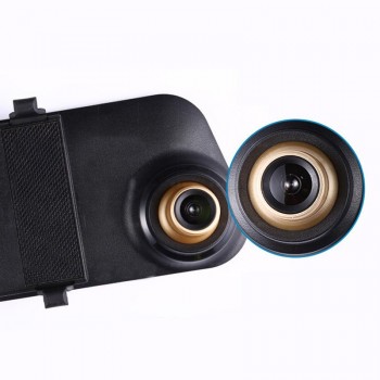 New 4.3 Full HD 1080P Car DVR camera Intelligent CAR DVR MIRROR Dual camera Dash DVR automatic camera G-senors DVR Night Vision