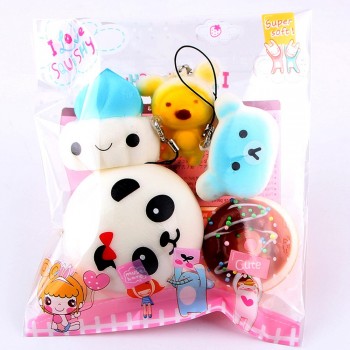 CCZQ Squishy Toy 5pcs Medium Mini Soft squishy set squish antistress toy for grownups squishy slow rising JL 27