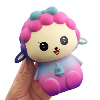 Jumbo Kawaii Cute Galaxy Sheep Squishy Bread Cream Scented Slow Rising Squeeze Toys Simulated food Stress Relief Toy 12*8CM