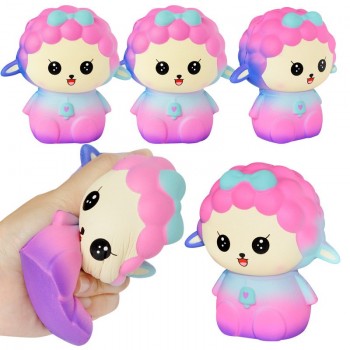 Jumbo Kawaii Cute Galaxy Sheep Squishy Bread Cream Scented Slow Rising Squeeze Toys Simulated food Stress Relief Toy 12*8CM