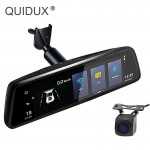 QUIDUX Android 10 Car DVR Touch Streaming Video RearView Camera Recorder Mirror GPS Bluetooth WIFI ADAS RAM 1G/ROM 16G Dash Cam
