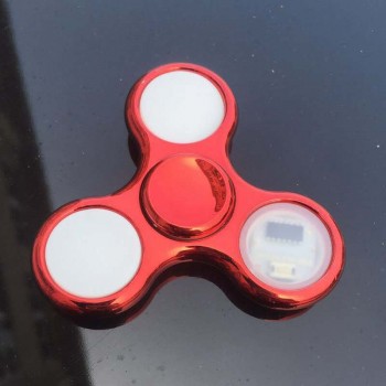Luminous LED light Fidget Spinner Hand Top Spinners Glow in Dark Light EDC Figet Spiner Batman Finger Stress Relief Toys