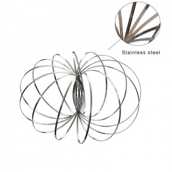 Amazing Flow Ring Toys Magic Ring Toroflux Flowtoys Kinetic Spring Toy Ring Fidget Spinner Metal Funny Anti Stress Toy Flow Toys