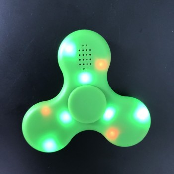 Finger Fidget Spinner Speaker Bluetooth Led Lights Light up Glow in the Dark Hand Spiner Luminous Led Glowing Spinners Gift Toys