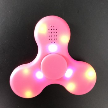 Finger Fidget Spinner Speaker Bluetooth Led Lights Light up Glow in the Dark Hand Spiner Luminous Led Glowing Spinners Gift Toys