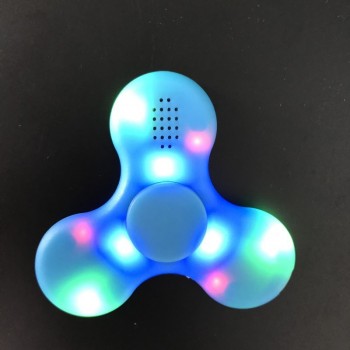 Finger Fidget Spinner Speaker Bluetooth Led Lights Light up Glow in the Dark Hand Spiner Luminous Led Glowing Spinners Gift Toys