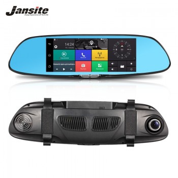 Jansite 3G Dash Cam Android 5.0 Car Camera 7 Touch screen GPS Navigation Car Video Recorder Bluetooth Wifi Rearview Mirror