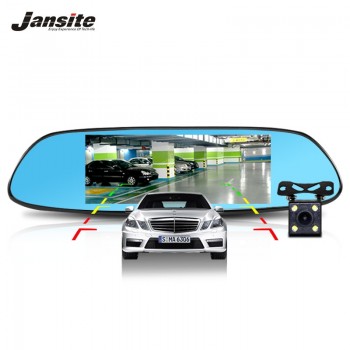 Jansite 3G Dash Cam Android 5.0 Car Camera 7 Touch screen GPS Navigation Car Video Recorder Bluetooth Wifi Rearview Mirror