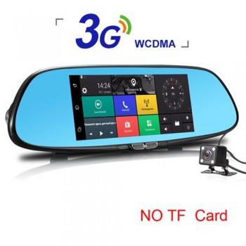 Jansite 3G Dash Cam Android 5.0 Car Camera 7 Touch screen GPS Navigation Car Video Recorder Bluetooth Wifi Rearview Mirror