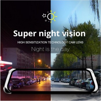 2018 Mirror DVR 10 IPS 4G Android ADAS Full HD 1080P Dash Camera GPS Navigation Auto Registrar Rear View Mirror Remote Monitor