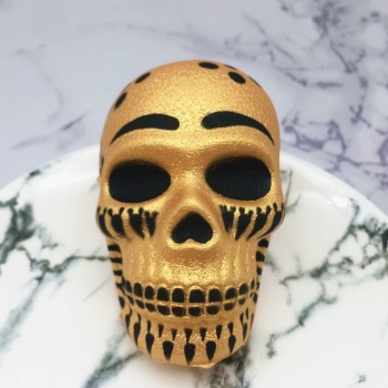 2018 NEW Squishy Slow Rising Stress Relief Wreak Toy PU Halloween Exquisite Fun Galaxy Skull Scented Squishy Toys 9*5.5CM