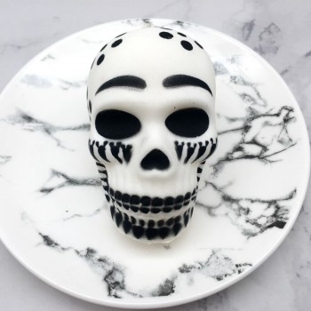 2018 NEW Squishy Slow Rising Stress Relief Wreak Toy PU Halloween Exquisite Fun Galaxy Skull Scented Squishy Toys 9*5.5CM