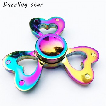 Rainbow color Fidget Figet Hand Finger Spinner Baby Boy Girl EDC Toy Ultra Durable Ceramic Bearing Toy Adult Stress Relif FA526