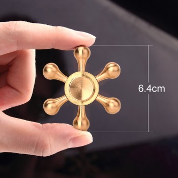 DODOELEPHANT Fidget Spinner Finger Spinner Hand Spinner Water Drop Brass Spiner  Relieve Stress Funny Toys NO Package Box JX-07