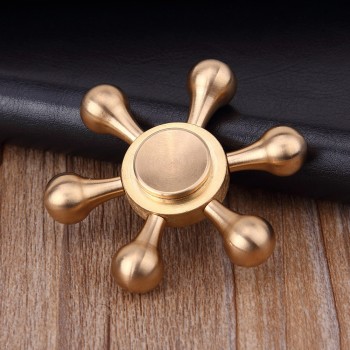 DODOELEPHANT Fidget Spinner Finger Spinner Hand Spinner Water Drop Brass Spiner  Relieve Stress Funny Toys NO Package Box JX-07
