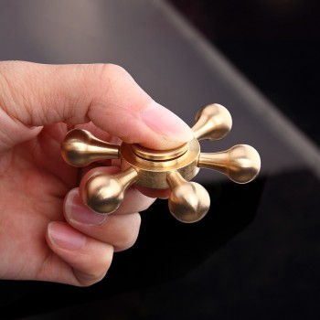 DODOELEPHANT Fidget Spinner Finger Spinner Hand Spinner Water Drop Brass Spiner  Relieve Stress Funny Toys NO Package Box JX-07