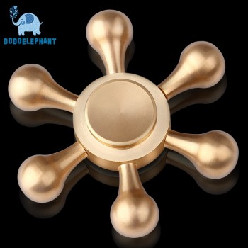 DODOELEPHANT Fidget Spinner Finger Spinner Hand Spinner Water Drop Brass Spiner  Relieve Stress Funny Toys NO Package Box JX-07