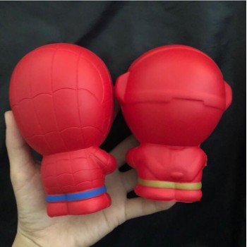 Super Hero Squishy Slow Rising Iron Man Spiderman Squishies Toy Jumbo Squeeze Stress Relief Toys For Kid