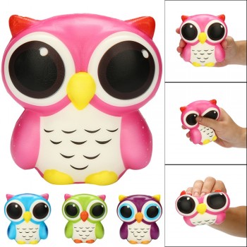 2018 New Brand Squash Anti-stress Toy Adorable Owl Squishy Slow Rising Cartoon Doll Cream Scented  Stress Relief Toy oyuncak T *
