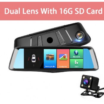 2018 Android 5.1 Car Rearview Mirror 7 4G Touch ADAS DVR FHD 1080P with WiFi GPS Video Camera Registrator Recorder Black Box