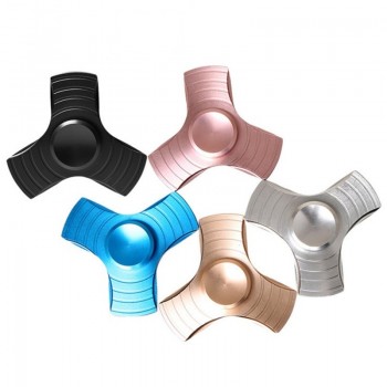 SJFC EDC Fidget Spinner spinner Hand Spinner Aluminum Alloy Fidget Toy Anxiety Stress Adults Kid Metal Spiner