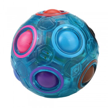 Luminous Stress Reliever Magic Rainbow Ball Fun Cube Fidget Puzzle Education Toy For Kids Adults Fidget Toy Puzzle Toy Dropship
