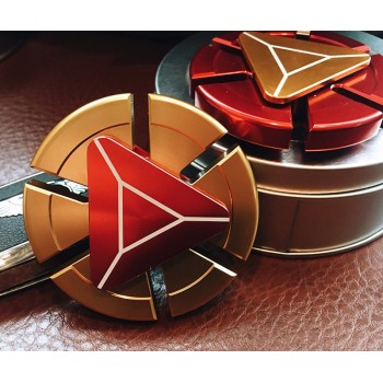 Hand Spinner Iron Man EDC Tri-Spinner Fidget Toys Metal Red Fidget Spinner SCCJGL Adults Kids Children Education DIY Toy Hobbies