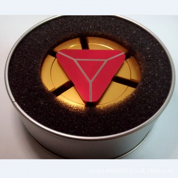 Hand Spinner Iron Man EDC Tri-Spinner Fidget Toys Metal Red Fidget Spinner SCCJGL Adults Kids Children Education DIY Toy Hobbies