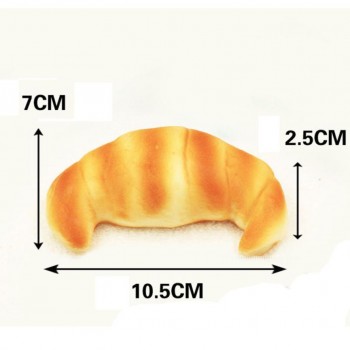 Squeeze Elasticity Squishy Slow Rising Cream Scented Croissant Decompression Toy  Lovely Fun Kids Kawaii kids Adult Toy Stress