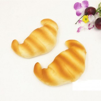 Squeeze Elasticity Squishy Slow Rising Cream Scented Croissant Decompression Toy  Lovely Fun Kids Kawaii kids Adult Toy Stress