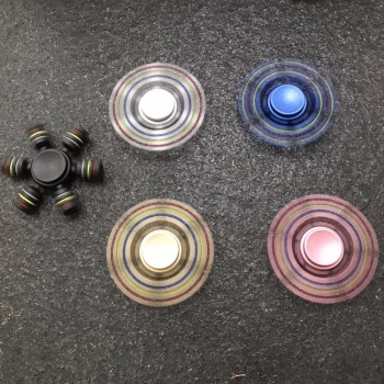 Rainbow Fidget Spinner Finger Spinner Hand Spinner ABS Spiner Comes Anti Relieve Stress Toys