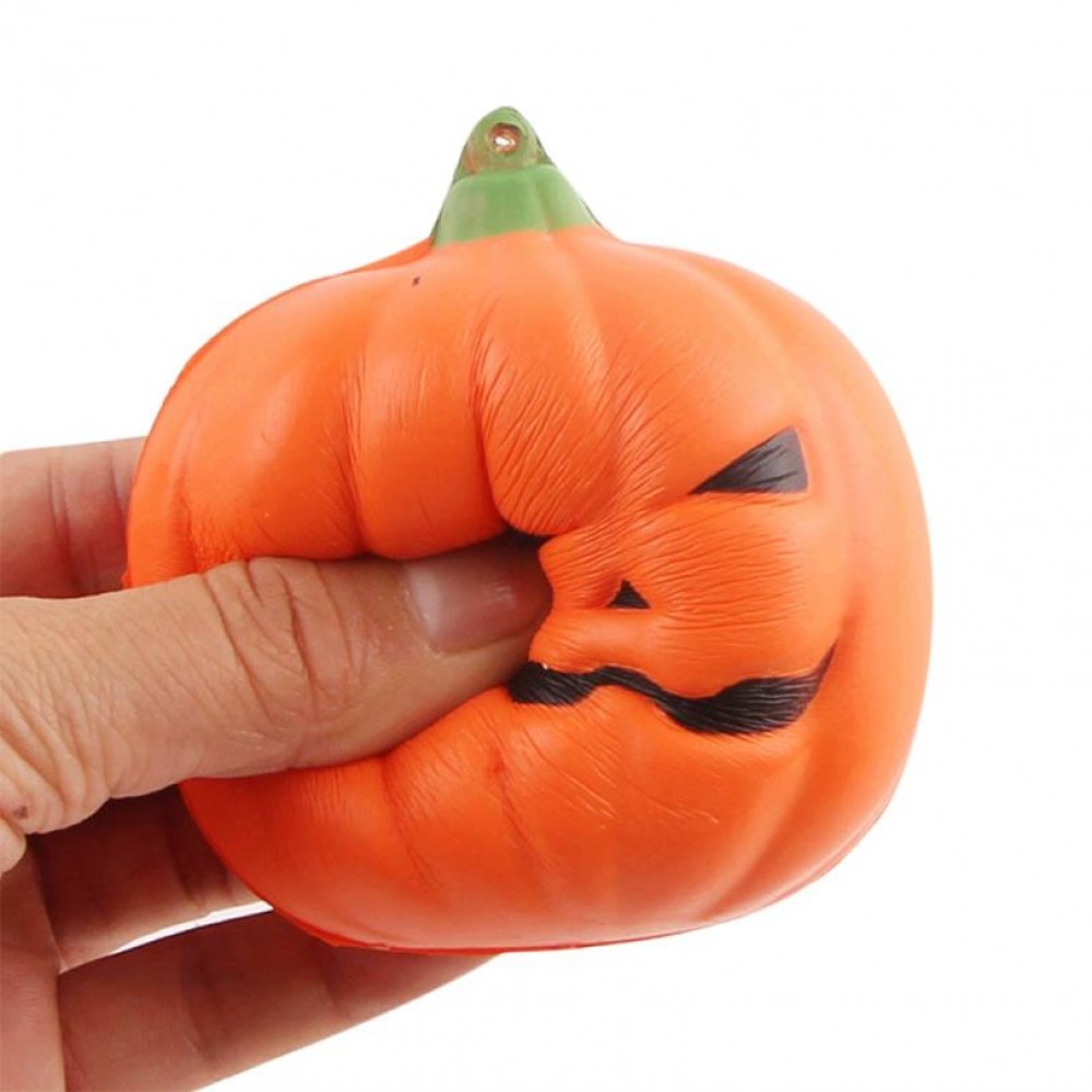 Halloween Soft Pumpkin Cartoon Squishy Slow Rising Squeeze Toy Phone Straps 8.20
